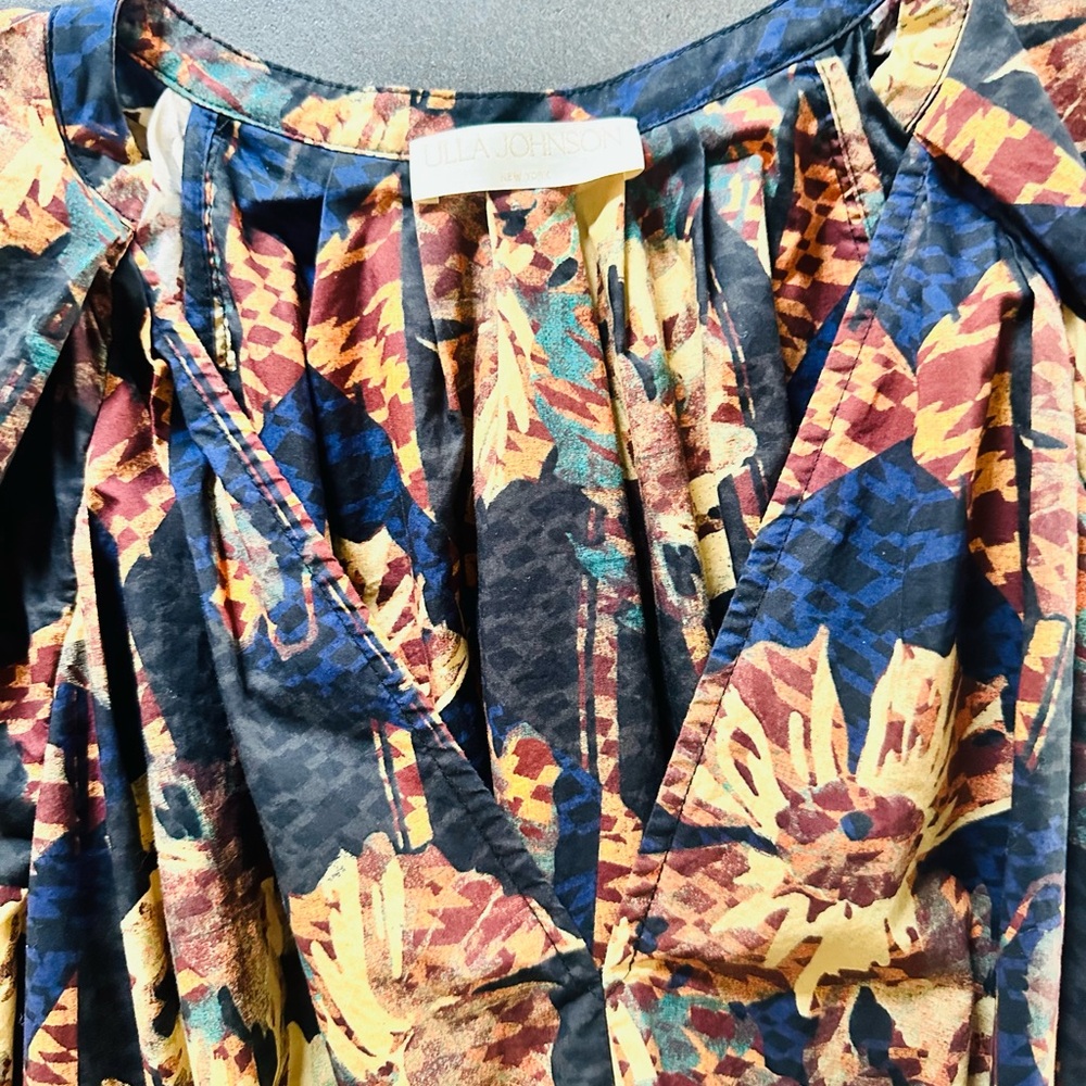 Ulla Johnson Autumn Tones Floral Dress